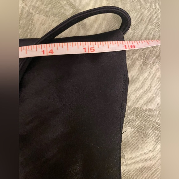 ASOS Design Satin Slip Maxi Strappy Adjust Back Trumpet Cocktail Dress US 6 UK10 - Picture 9 of 16